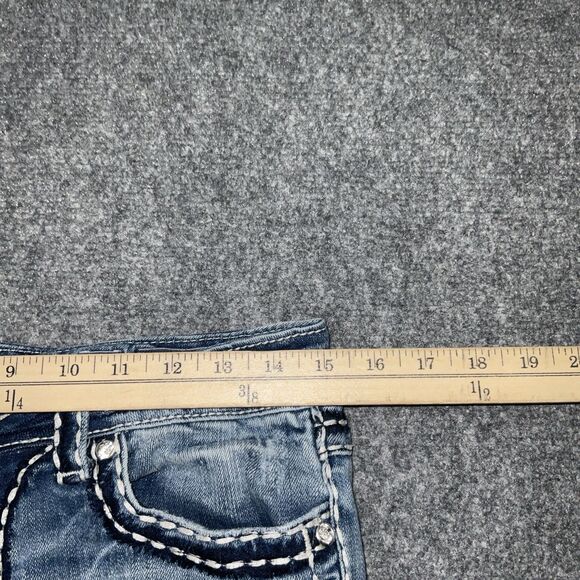 Miss Me Jeans Womens Size 28 Blue Cropped JP55014CR - Picture 3 of 10